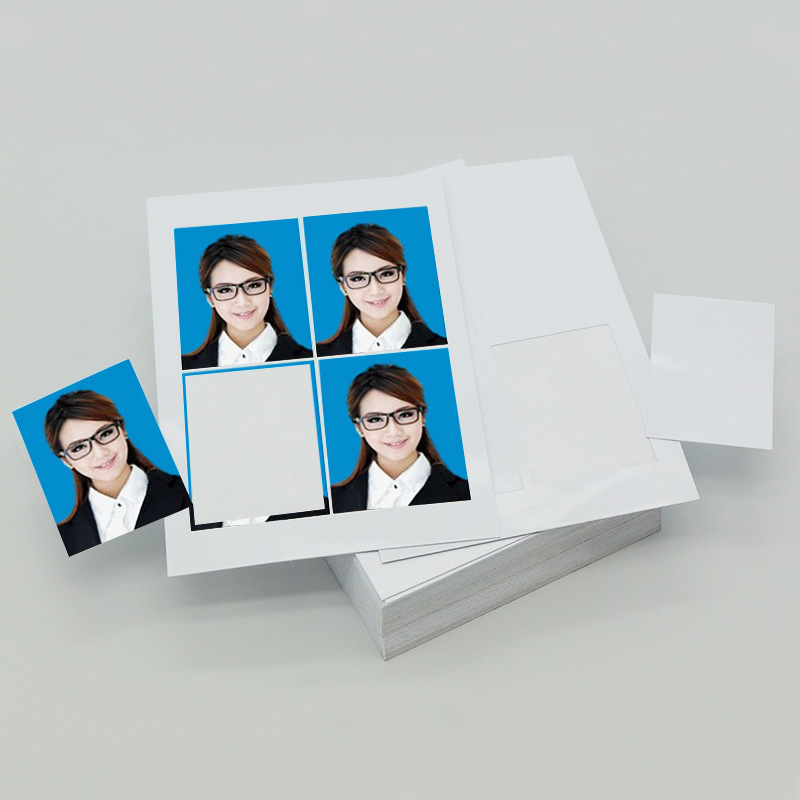 背胶相纸4喷墨打印高光相片纸 1寸 2寸证件照 5寸6寸63大头贴照片