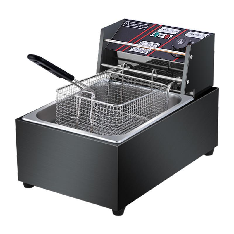 油炸锅商用单缸大容量炸鸡炸油条设备加厚定时炸串锅油炸机电炸炉