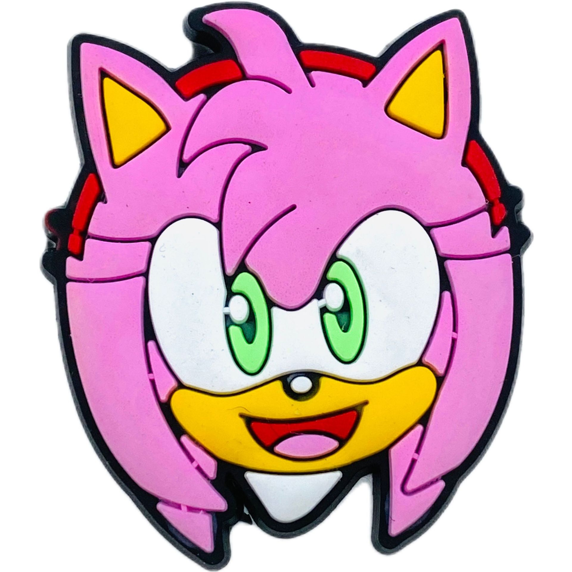 新款刺猬索尼克洞洞鞋鞋花装饰品pvc鞋花鞋扣饰品diy配饰跨境现货