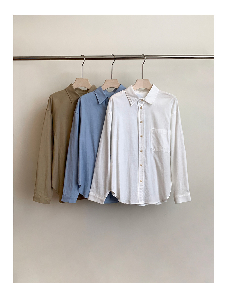 【 Qiao Mei Shirt in 3 Colors 】 Ge Ming Korean Commuter Top Women's Autumn New Long-sleeved Loose cardigan N118B pic 60