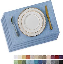 亚马逊热销欧式亚麻双层餐垫加厚桌垫 耐热防烫防滑 桌布西餐垫