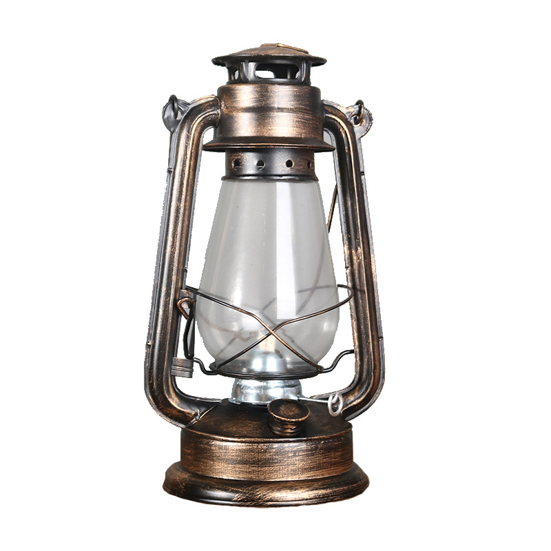 老式复古手提煤油灯老油灯用油马灯咖啡厅餐厅乡村怀旧创意摆件