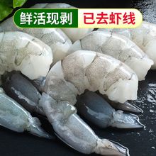 虾仁青虾仁新鲜白鲜冻冷冻大号开背整箱跨境批发工厂代发