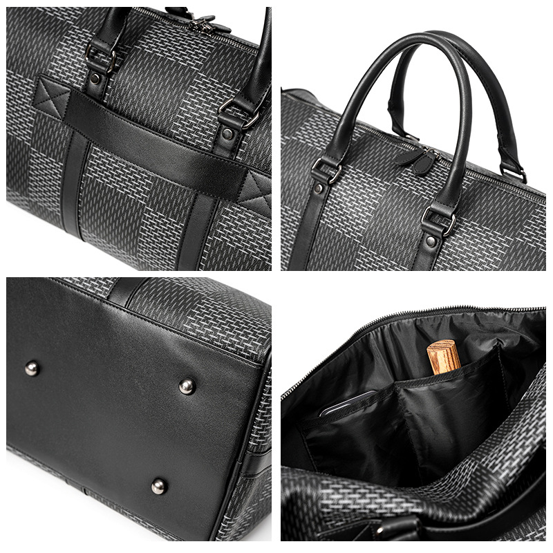 New Fashion Men's Travel Bag Large Capacity Short-Distance Luggage Bag Handbag Men's Fitness Bag Shoulder Messenger Bag