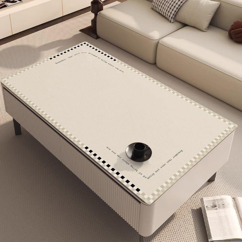 轻奢高级感茶几桌垫防水防油免洗防烫餐桌垫客厅桌面台布保护垫子