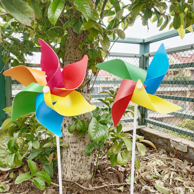 30cm 六叶风车 六角风车 风车玩具 婚庆 户外 幼儿园 大风车-阿里巴巴