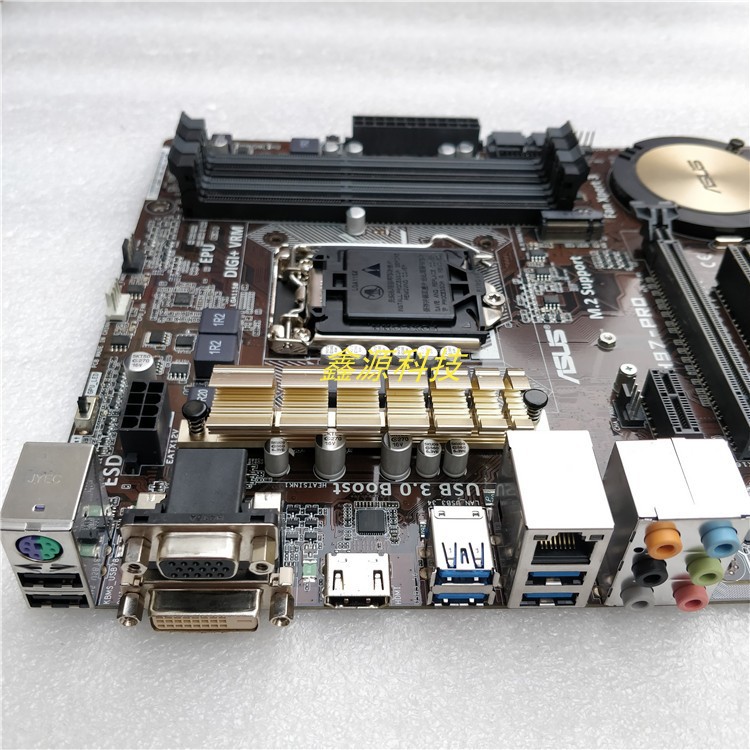 适用于 h97-pro台式机1150主板支持m,2 全固态电容h97-plus