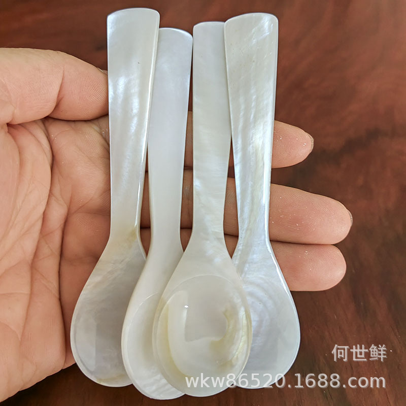 Shell Spoons Wholesale a Large Number of Caviar Spoons Coffee Spoon Seasoning Spoon Consult the Seller's Style Details about the Price