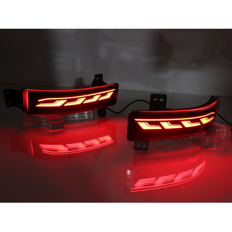 适用于本田皓影改装led后杠灯防追尾刹车灯 皓影装饰流光转向尾灯