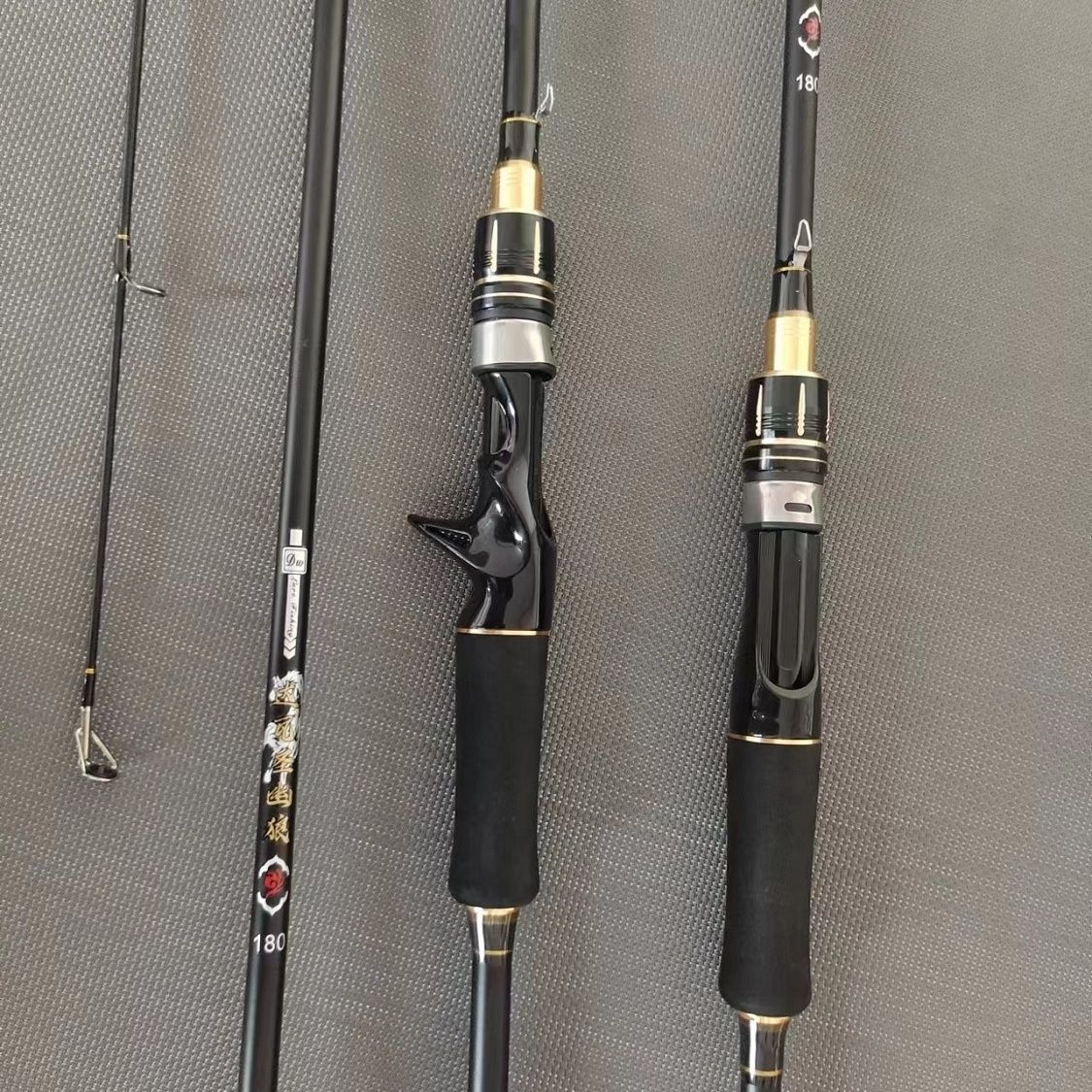 路亚竿远投碳素水滴轮纺车轮翘嘴专用全水域通用ml中调新款便携式