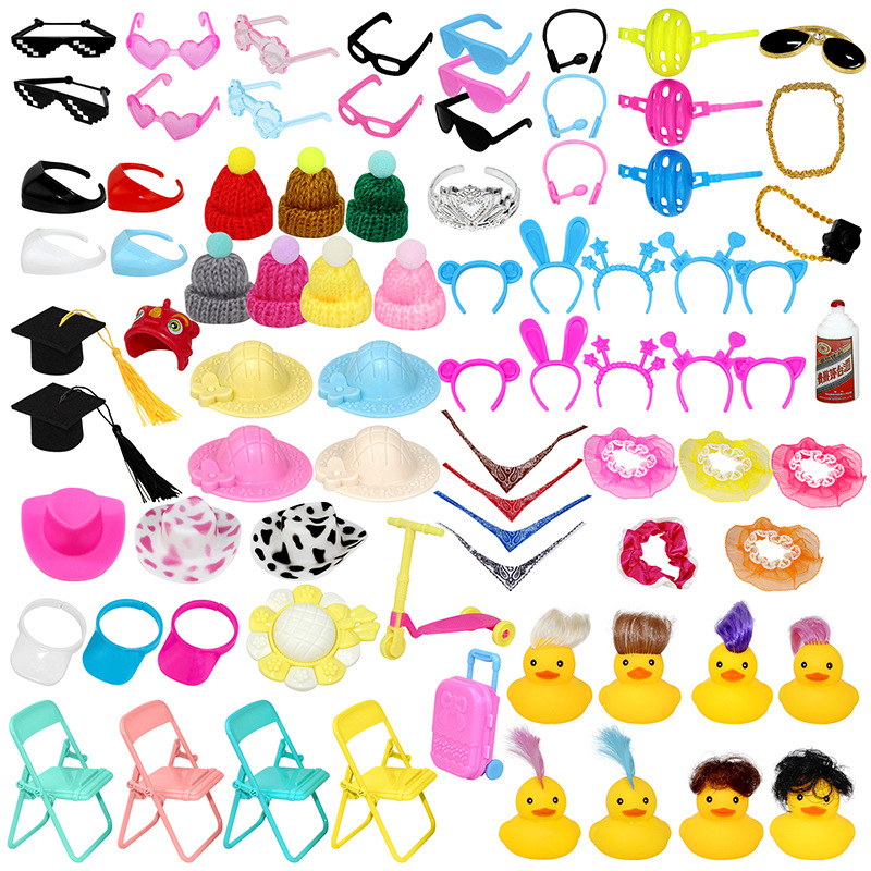 Small Yellow Duck Wholesale Accessories Swim Ring Earphone Decoration Fashion Style Neighborhood Milk Tea Shop Gift Toy Small Gift Accessories