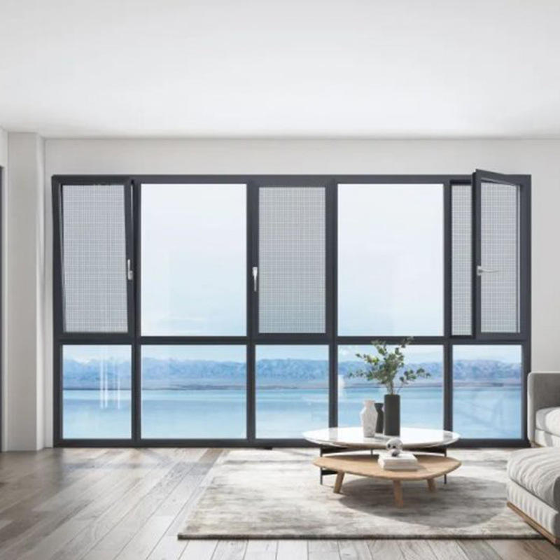 墨诗兰 铝合金门窗成品批发110系列断桥铝系统佛山封阳台室内门窗