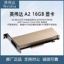 英伟达（NVIDIA）A2 16GB单插槽边缘AI推理GPU计算卡运算加速显卡