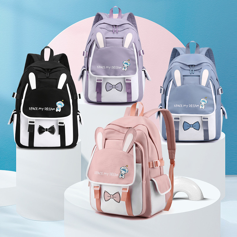 Schoolbag Primary School Student Japanese Ins Sweet Junior Backpack Girl Cartoon Cute Large Capacity Backpack Wholesale