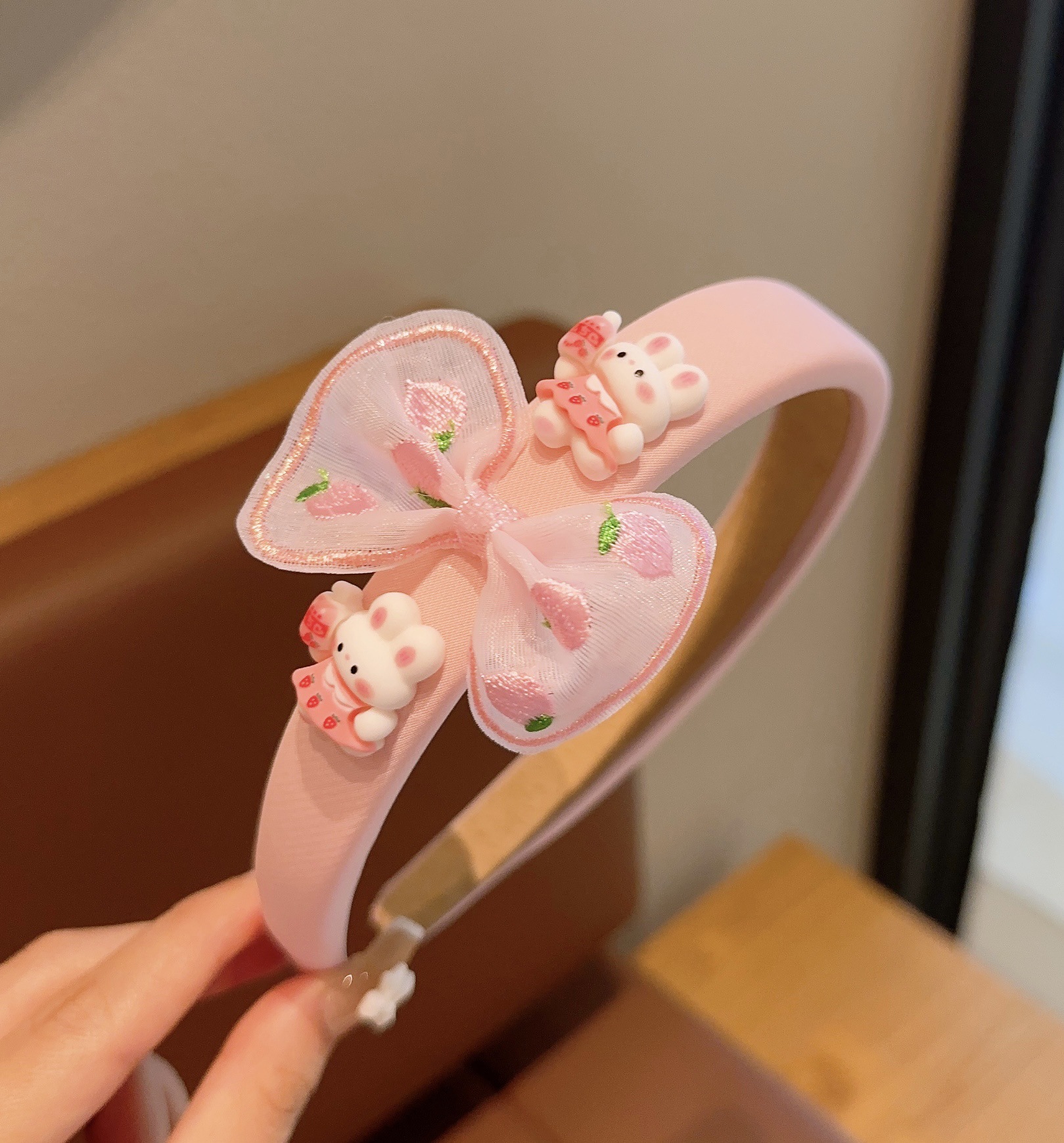 Children's Headband Girl's Broken Hair Organize Fantastic Toothed Non-Slip Headband Little Girl Hair Tie Cartoon Hair Pin Head Accessories