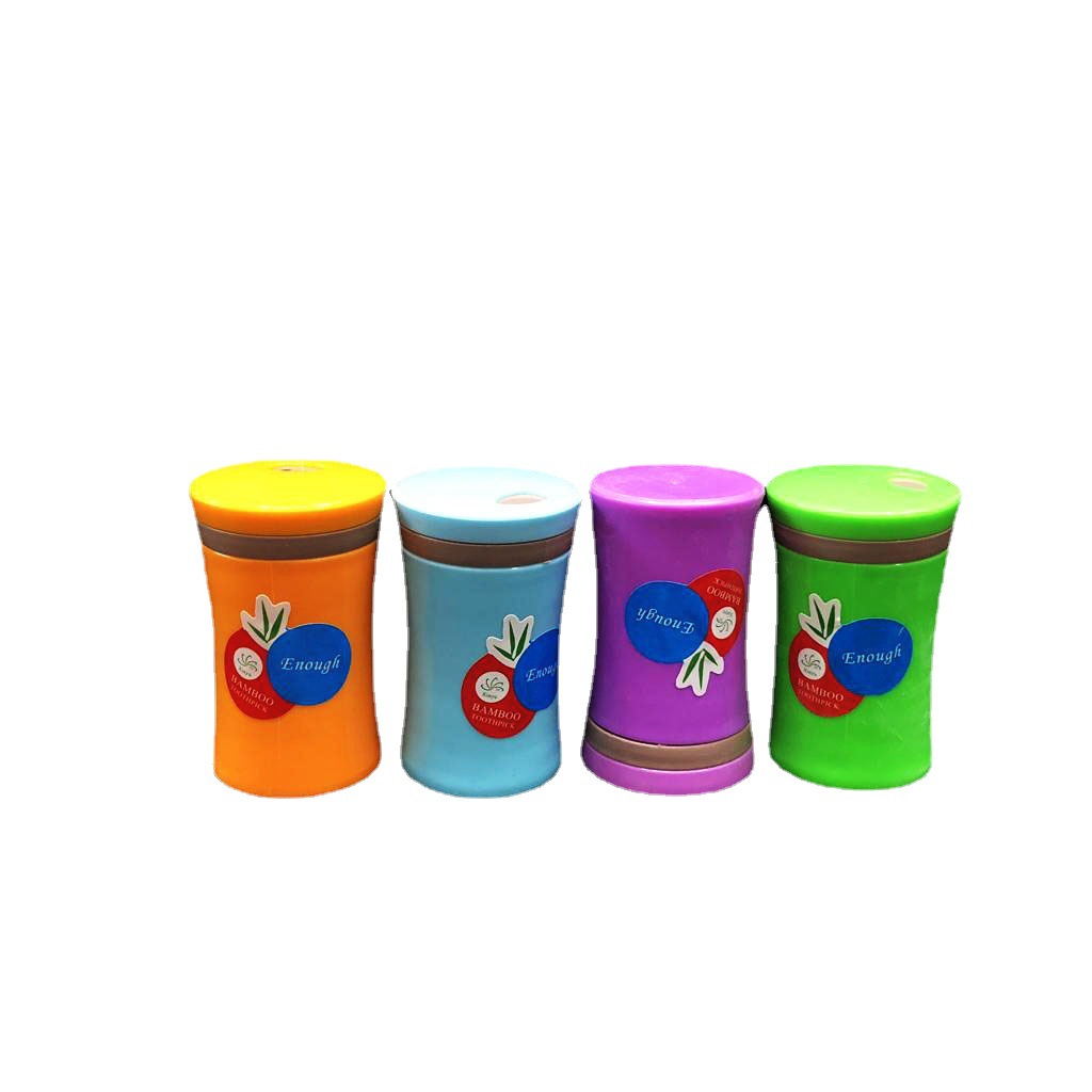 solid color toothpick holder rotating cover empty toothpick tin restaurant restaurant stall toothpick holder rs-8383