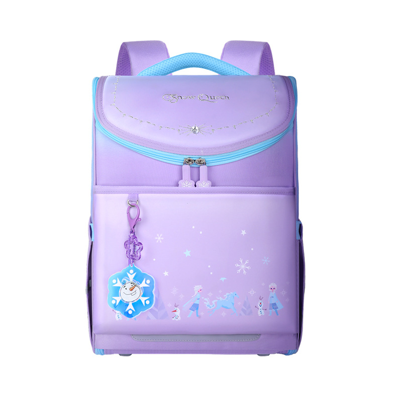 Disney Disney Fp8674b2/C2 Ice and Snow Vigorous Girl Spine Protection Burden Reduction Large Capacity Backpack