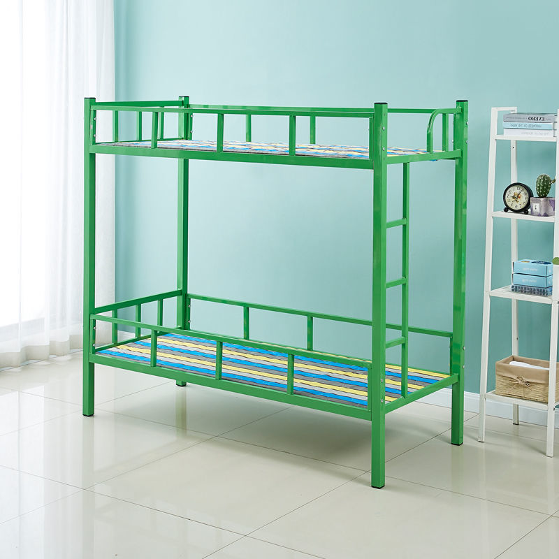 Wu Tuban Small Dining Table Noon Break Bed Upper and Lower Bunk Iron Bed Height-Adjustable Bed Bunk Bed Canopy Bed Kindergarten Children's Bed