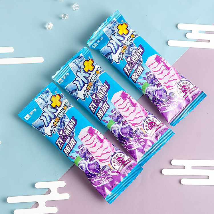 蒙牛冰加冰淇淋冰 海盐柠檬味雪泥口味冰激凌冷饮85克*40支/箱