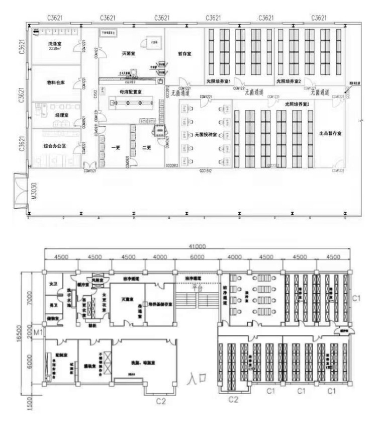 组培室方案设计实验室项目方案设计预算植物组培方案设计设备搭配