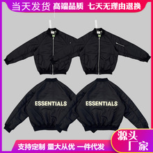 FEAR OF GOD ESSENTIALS复线夹克ma1空军外套秋冬高街夹棉棒球服