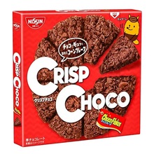 日本进口零食crispchoco日清巧克力饼干麦脆批可可味燕麦脆派盒装