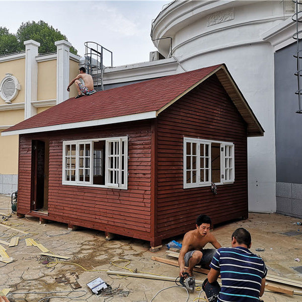 移动厨房简易房户外组装庭院木房子乡村民宿木屋别墅售货亭