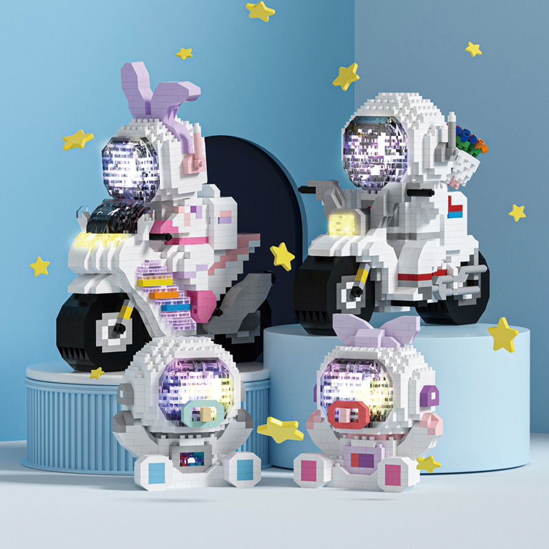 Compatible with Lego Cartoon Doll StellaLou Space Micro Diamond Building Blocks Educational Luminous Small Gifts Children's Toys Wholesale