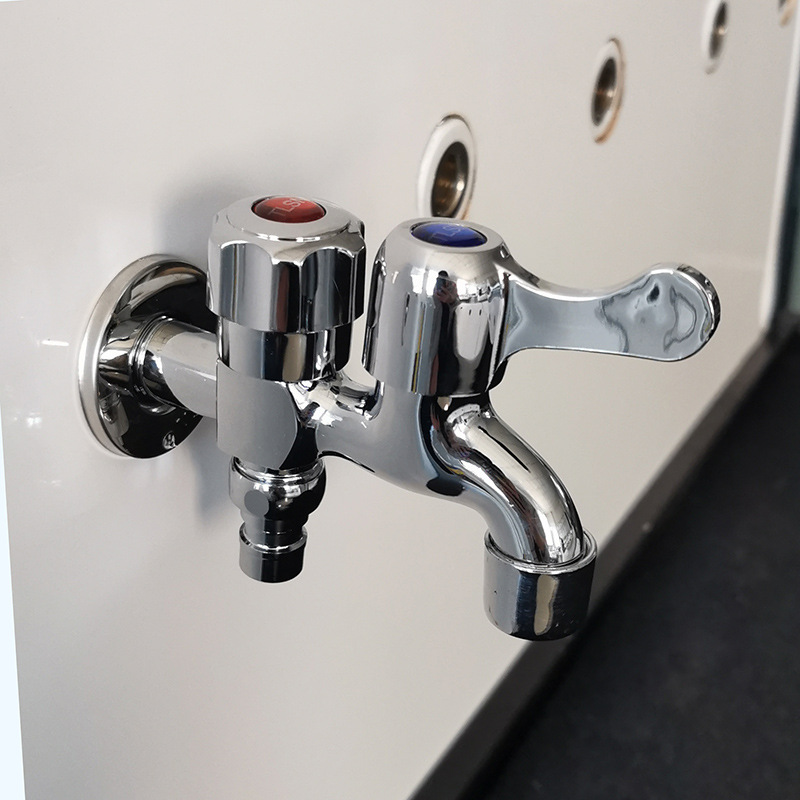 前后三通两用一进二出工厂直批双用水龙头双功能龙头洗衣机龙头