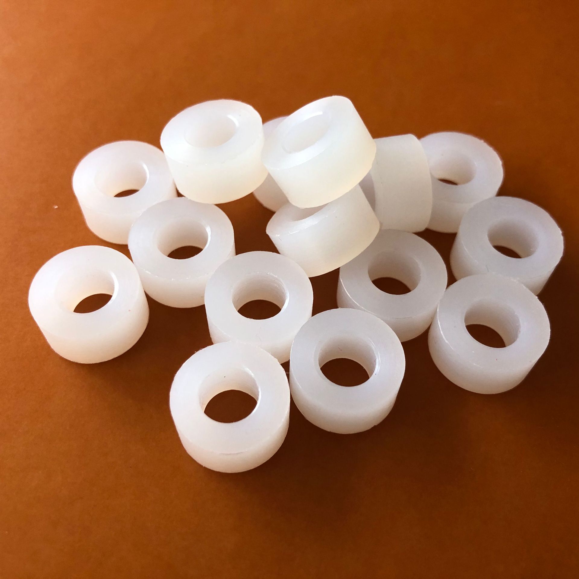 半透明尼龙垫片绝缘塑料垫圈本色尼龙垫片pvc透明垫片尼龙圆柱管