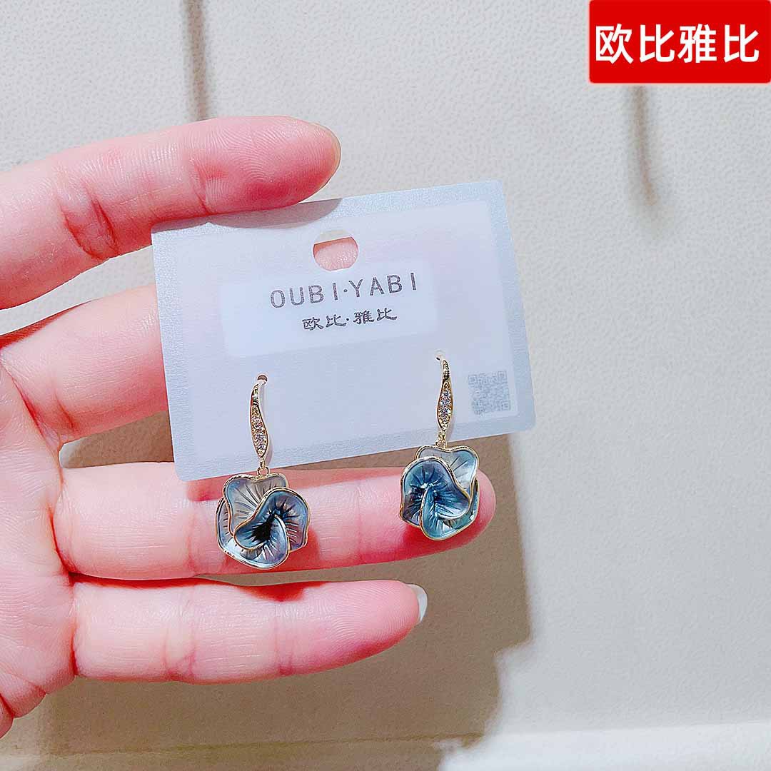 欧比雅比时尚混批夸张个性风潮几何耳饰新款女耳环耳钉饰品12752l