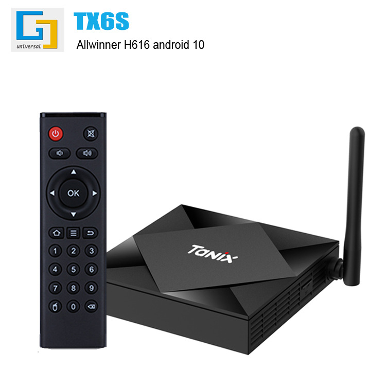 tx6s 网络播放器全志h616 4g/64g电视盒wifi带蓝牙tv box跨境直销