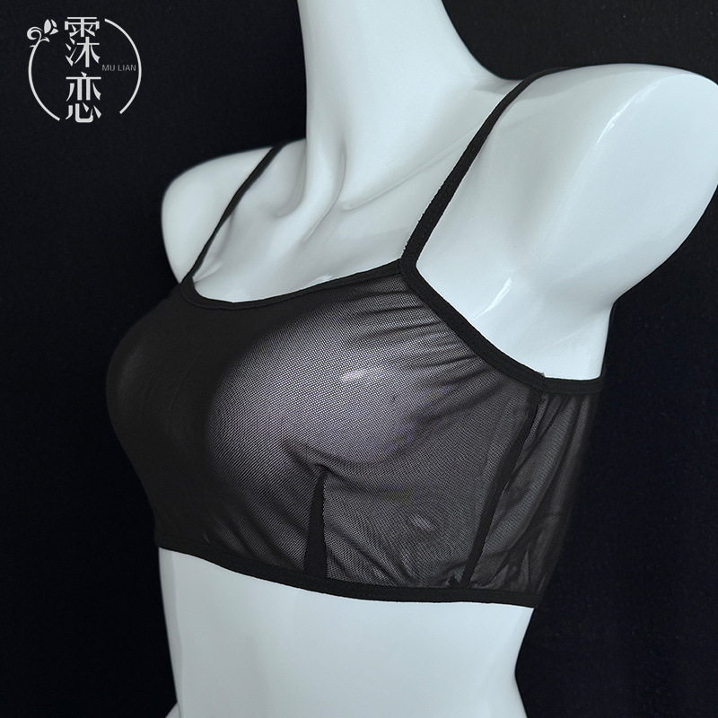 霂恋情趣内衣女性感薄纱透明吊带泳衣比基尼诱惑连体睡衣透视套装