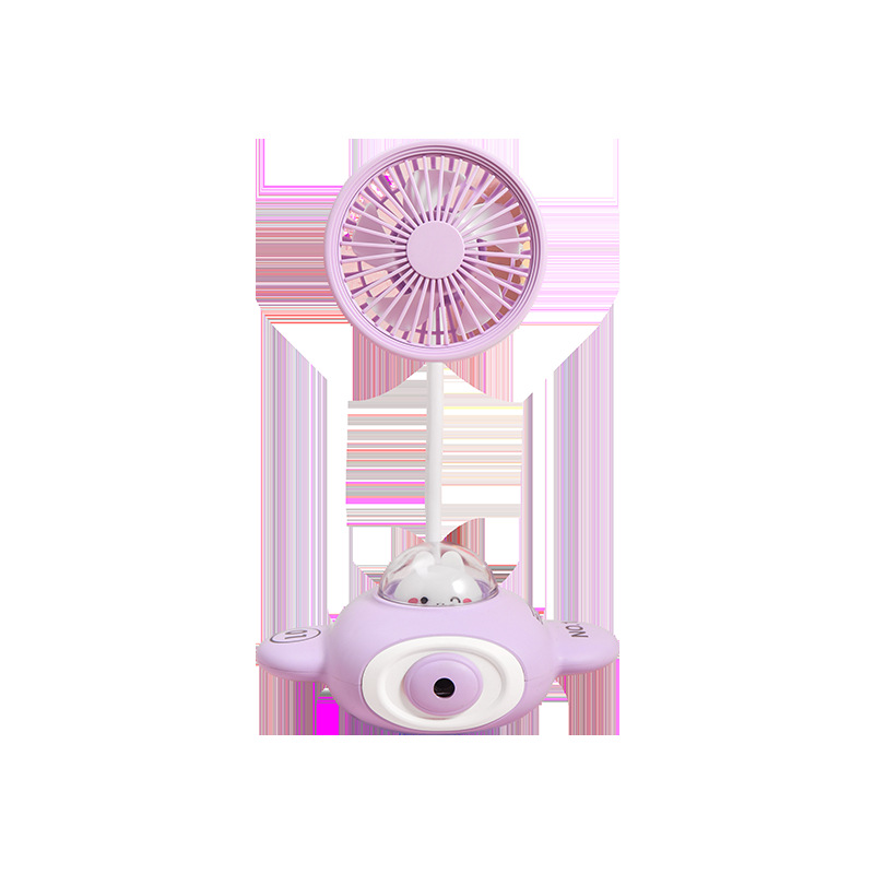 Cross-Border Aircraft Fan Usb Rechargeable Children Ambience Light Students Do Homework Pencil Sharpener Desktop Fan Gift