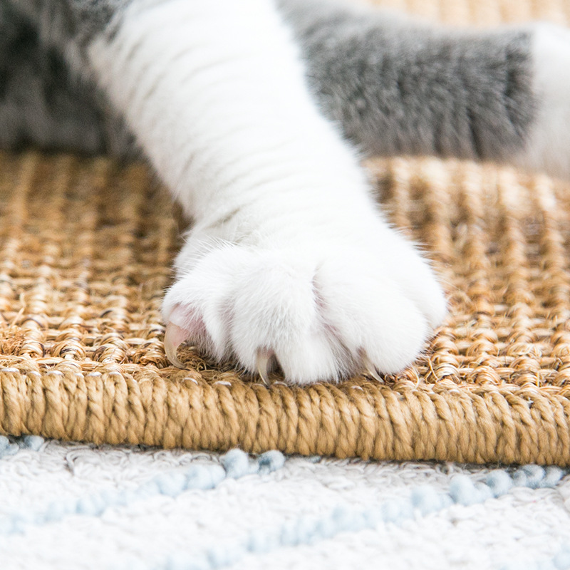 Sisal Cat Scratching Pad Anti-Scratching Sofa Protection Large Scratch-Resistant Mattress Sisal Mat Cat Pet Supplies Cat Scratch Board