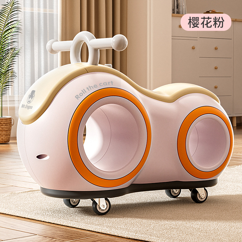 New Children's Peanut Car Sliding Model 2-6 Years Old Scooter Children's Bicycle Pedal-Free Luge Stroller