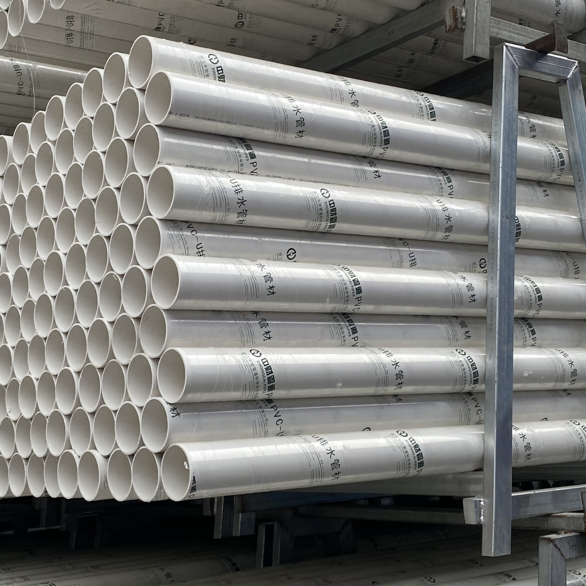 中财pvc排水管 大口径200工程排水管 农场排水管