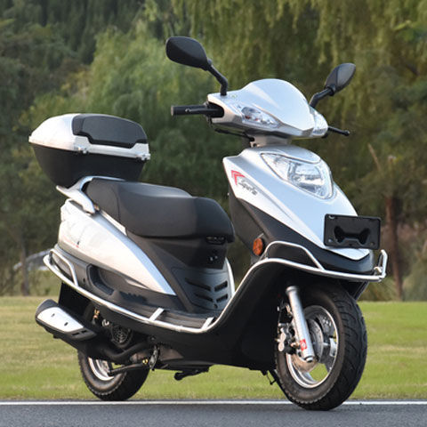 踏板摩托整车125c新宇钻国四电喷省可上牌男女装燃油摩托车成人