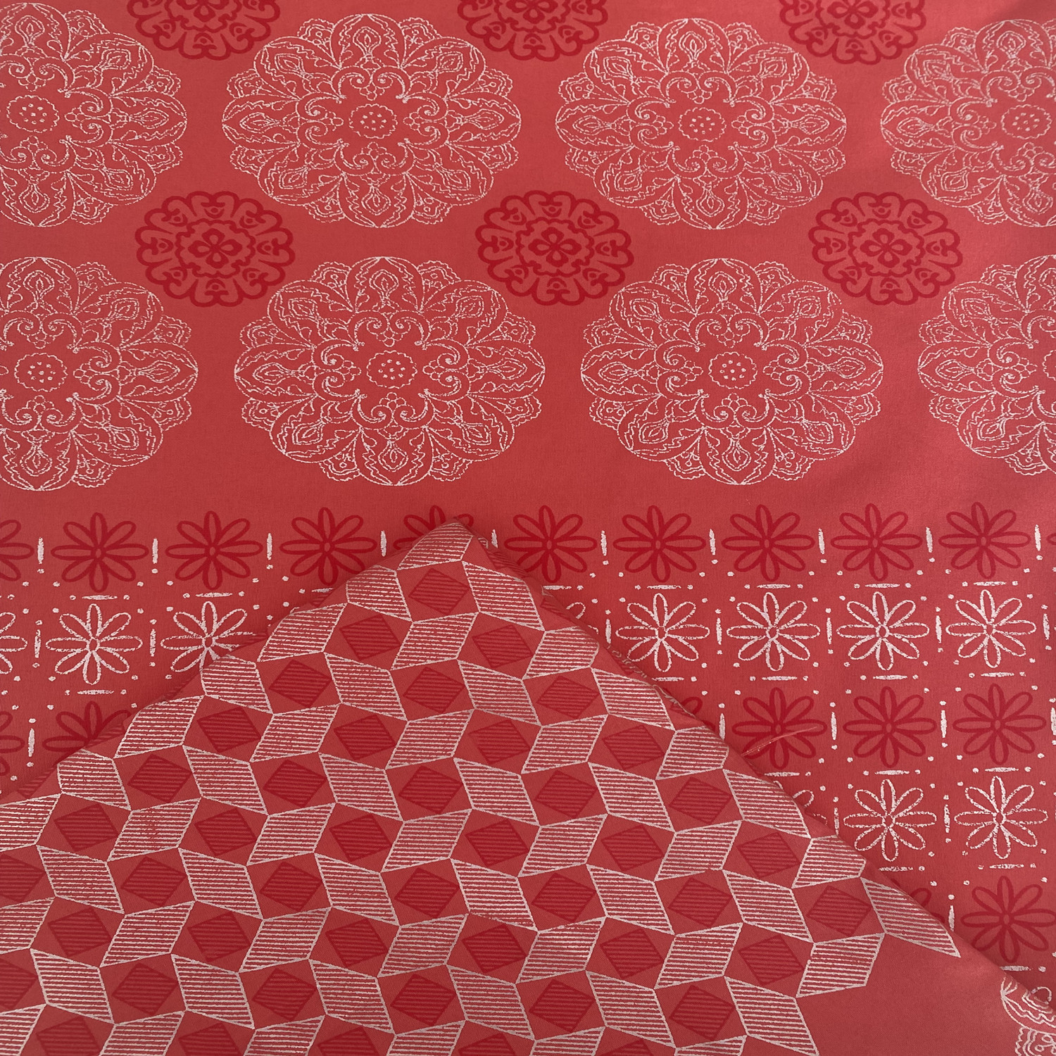 全涤珠光浆印花布平纹床上用品床单面料