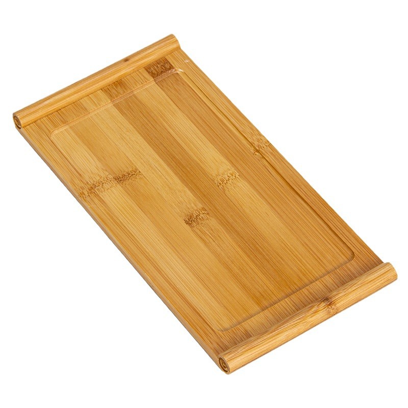 Rectangular Bamboo Tray Creative Simple Home Tea Tray Wooden Bread Barbecue Plate Hotel Restaurant Dim Sum Plate
