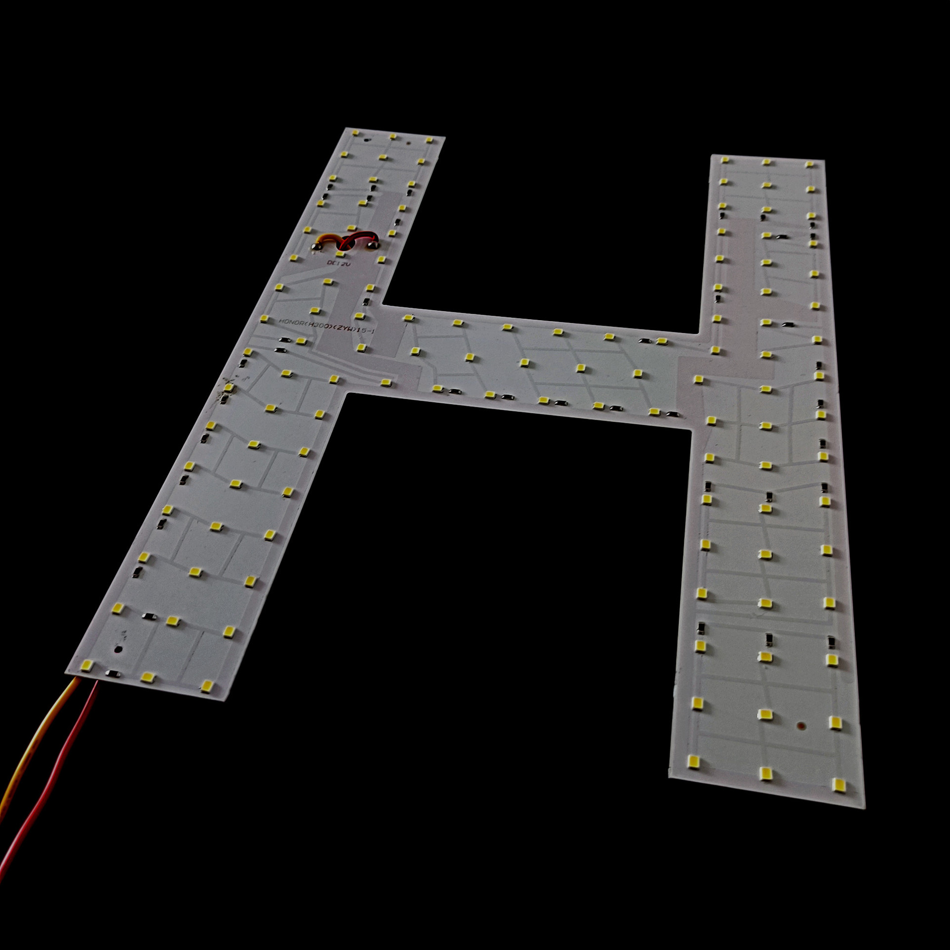 led硬灯条字型灯板字型发光字线路板标识展示道具光源