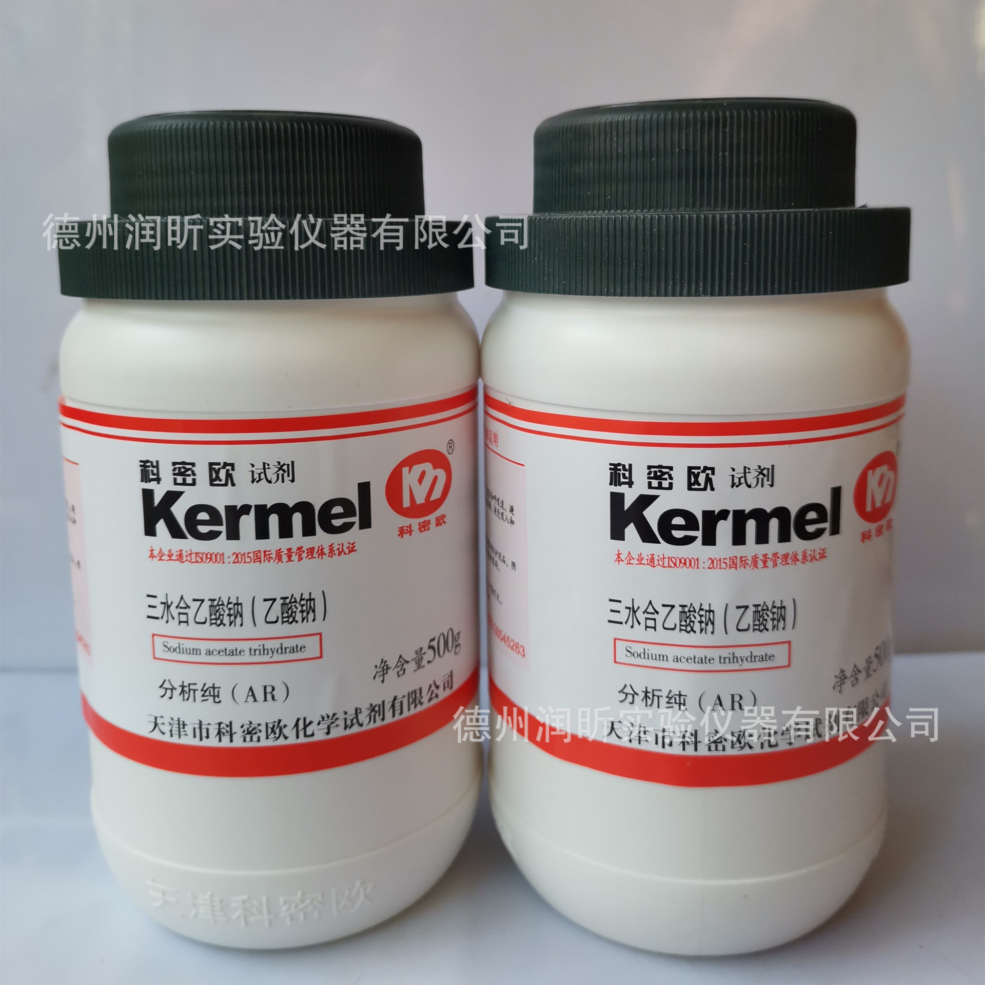 三水合乙酸钠 结晶 分析纯ar500g/瓶 6131-90-4科密欧 一瓶起售
