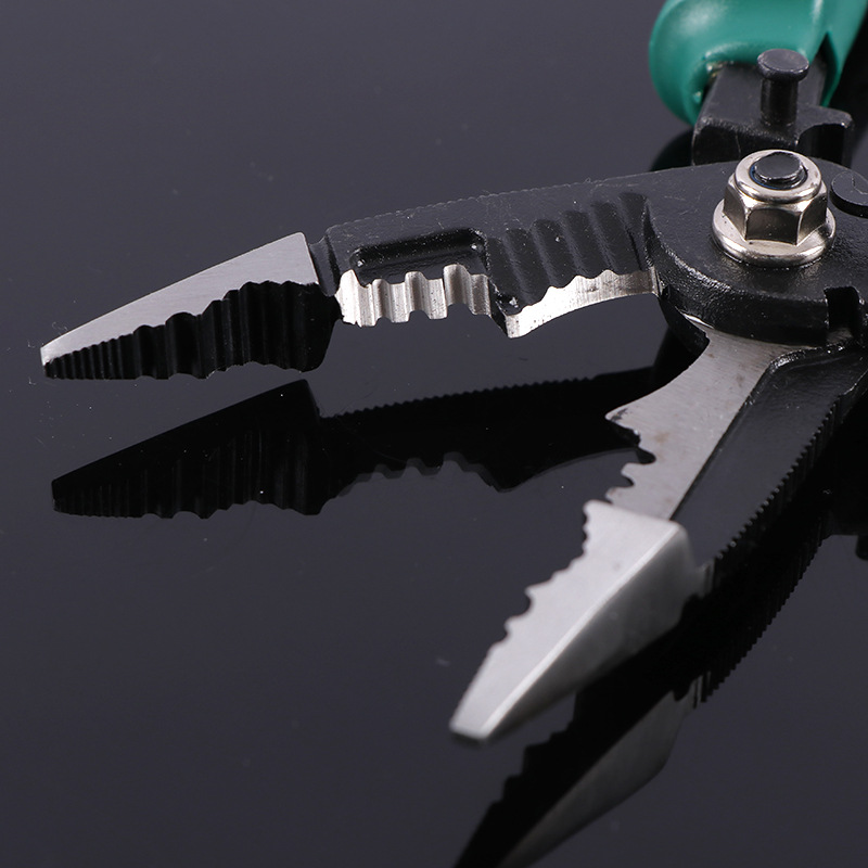 多用工业线槽钳 电工铬钒钢电工钳 电线修理用铬钒钢钳子多色可选