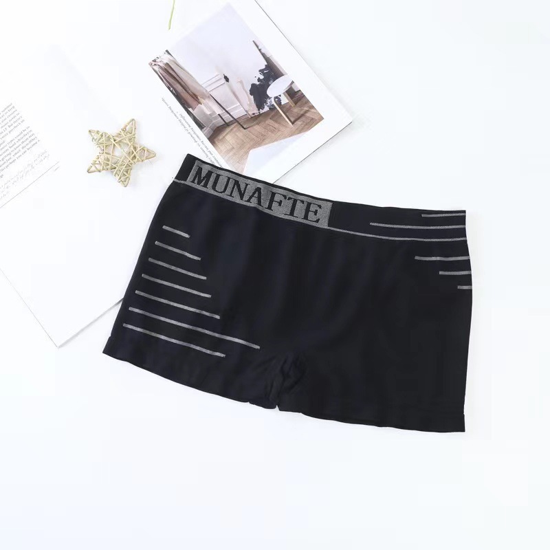 Cross-Border Underwear Men's Foreign Trade Japanese Mu Underwear Men's Comfortable Breathable Mid Waist Men's Briefs Boys