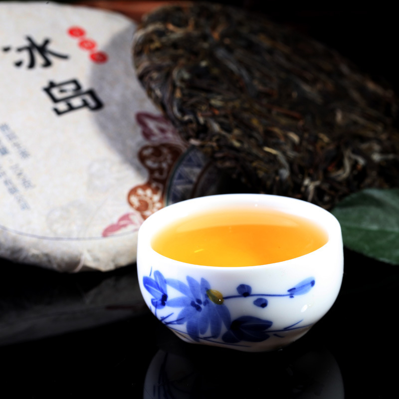拿样云南普洱茶冰岛五寨古树茶普洱茶小饼100克g生茶10饼笋壳装