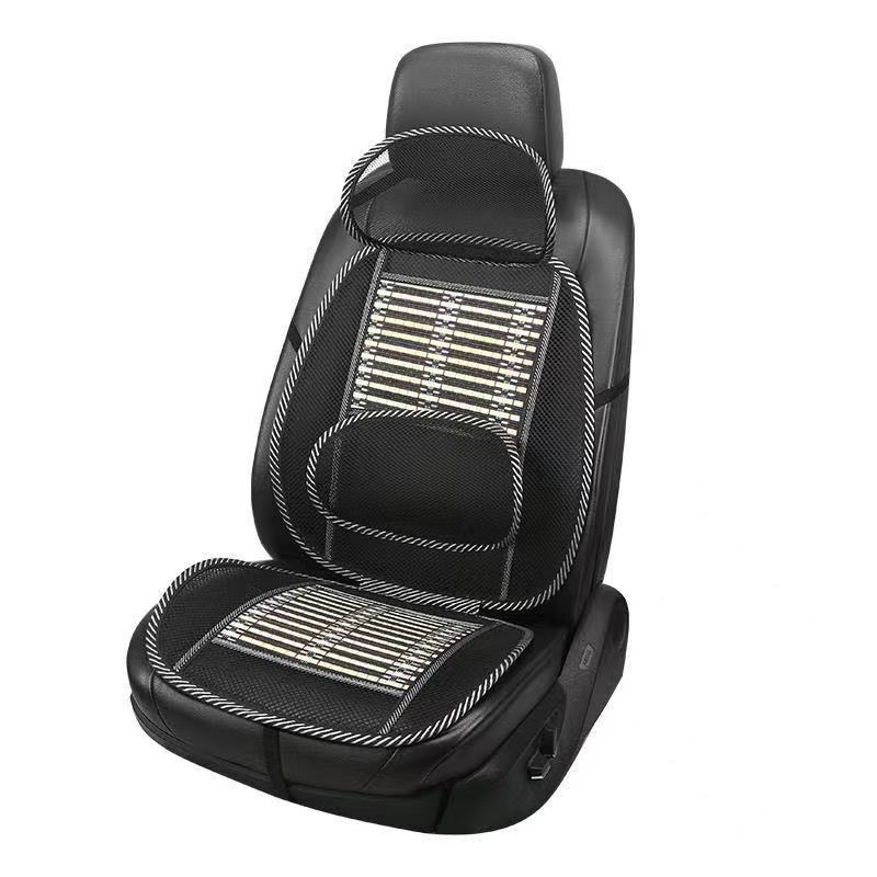 Summer Car One-Piece Steel Wire Cushion Car Massage Bamboo Silk Cushion for Home and Car Breathable Lumbar Support Pillow Seat Cushion Manufacturer