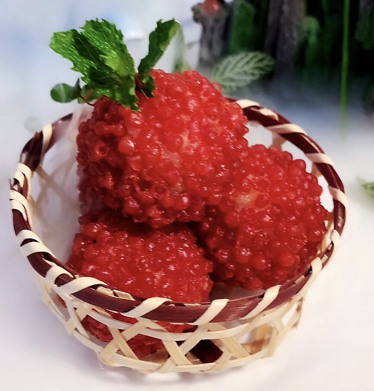 红尘妃子笑 红色脆花粒 贵妃荔枝虾球 烘焙红脆粒脆红粒批发250克