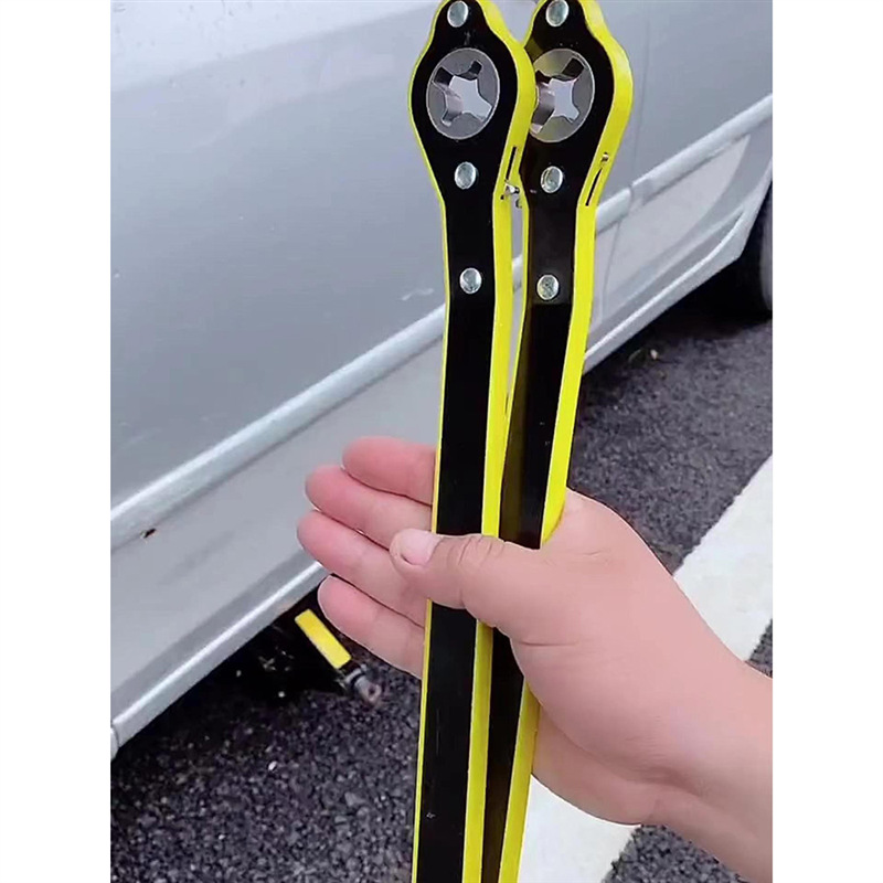 兔年五福省力扳手千斤顶棘轮 助力摇杆汽车换轮胎通用 车载千金顶