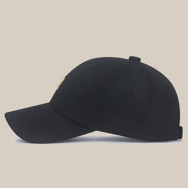 2024 Spring New Letter Simple Trendy Baseball Cap Women's Embroidered Trendy All-Match Face-Looking Small Peaked Cap Men