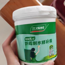 三棵树防水补墙膏修白色腻子膏墙面修补家用防水免漆补墙膏乳胶漆